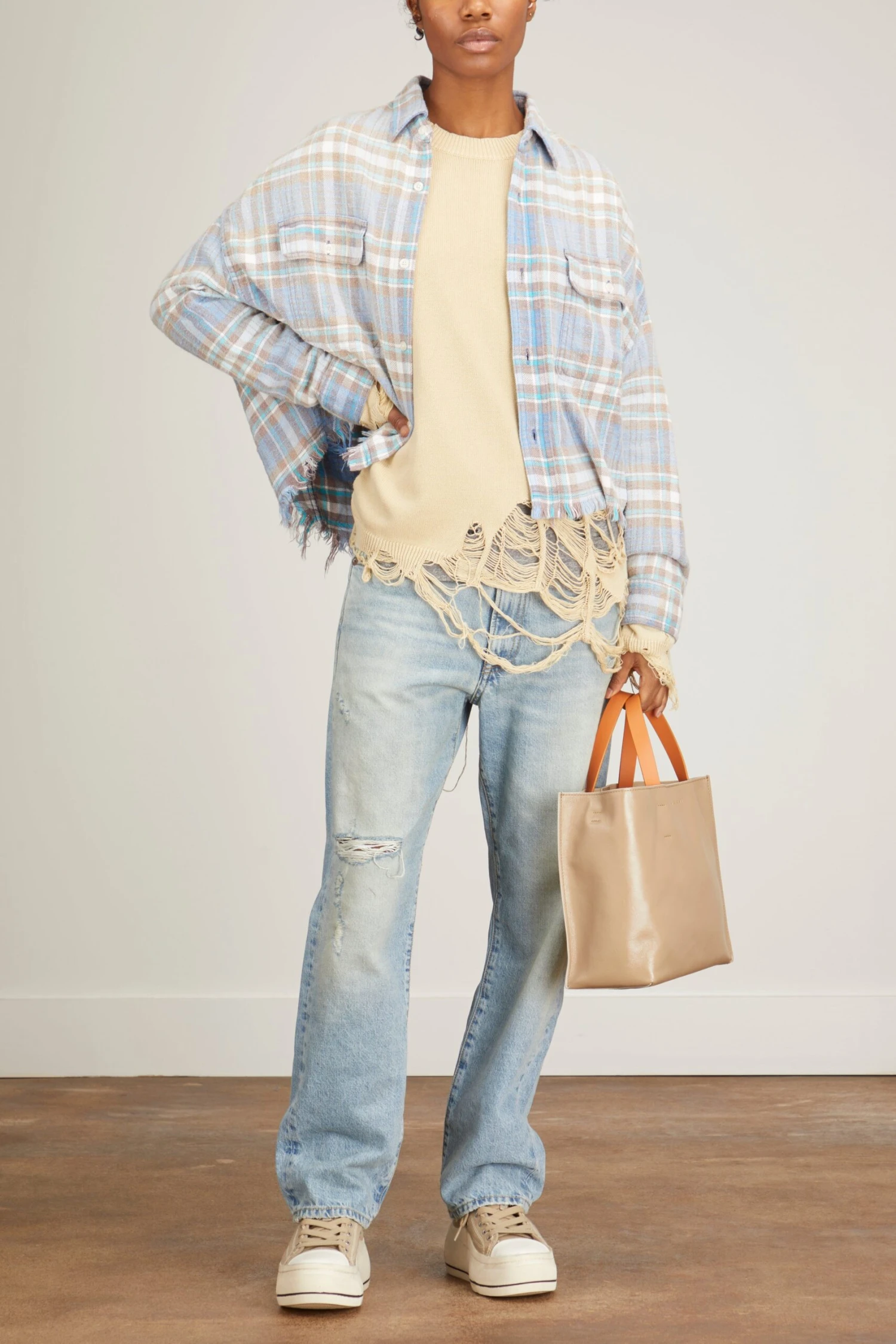 R13 Boyfriend Jean In Easton Blue - Image 2