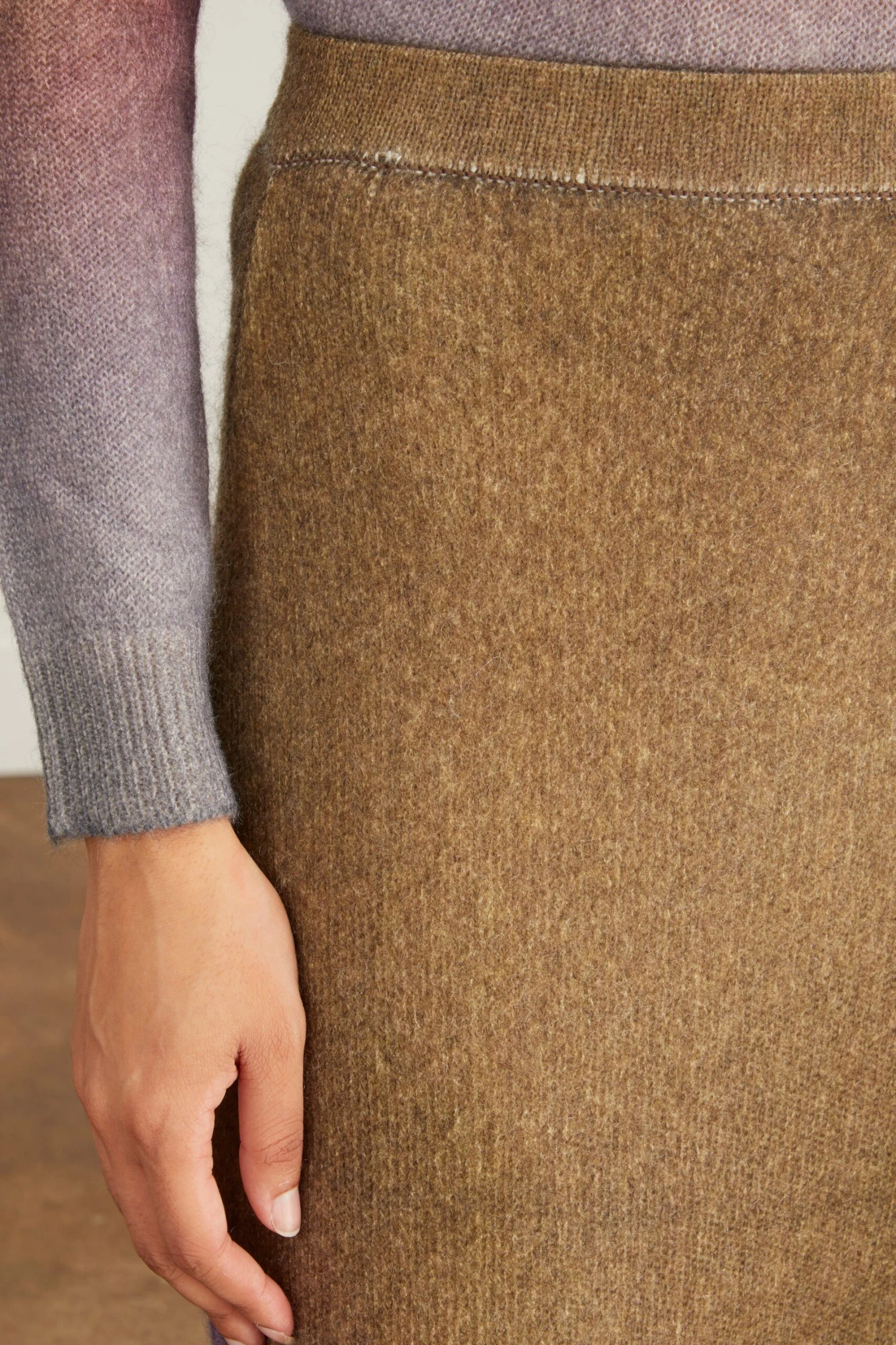 Feit Skirt In Purple - Image 5