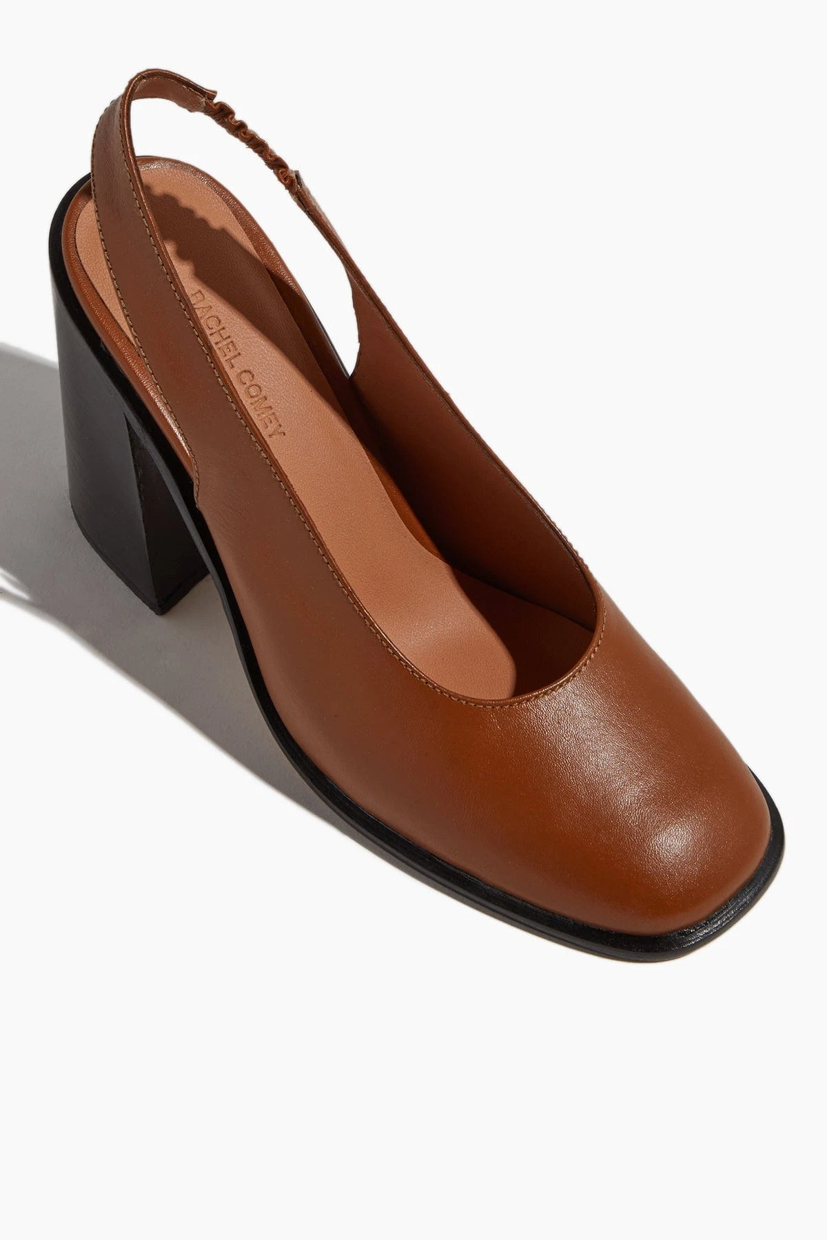 Sugar Slingback Heels In Caramel - Image 4