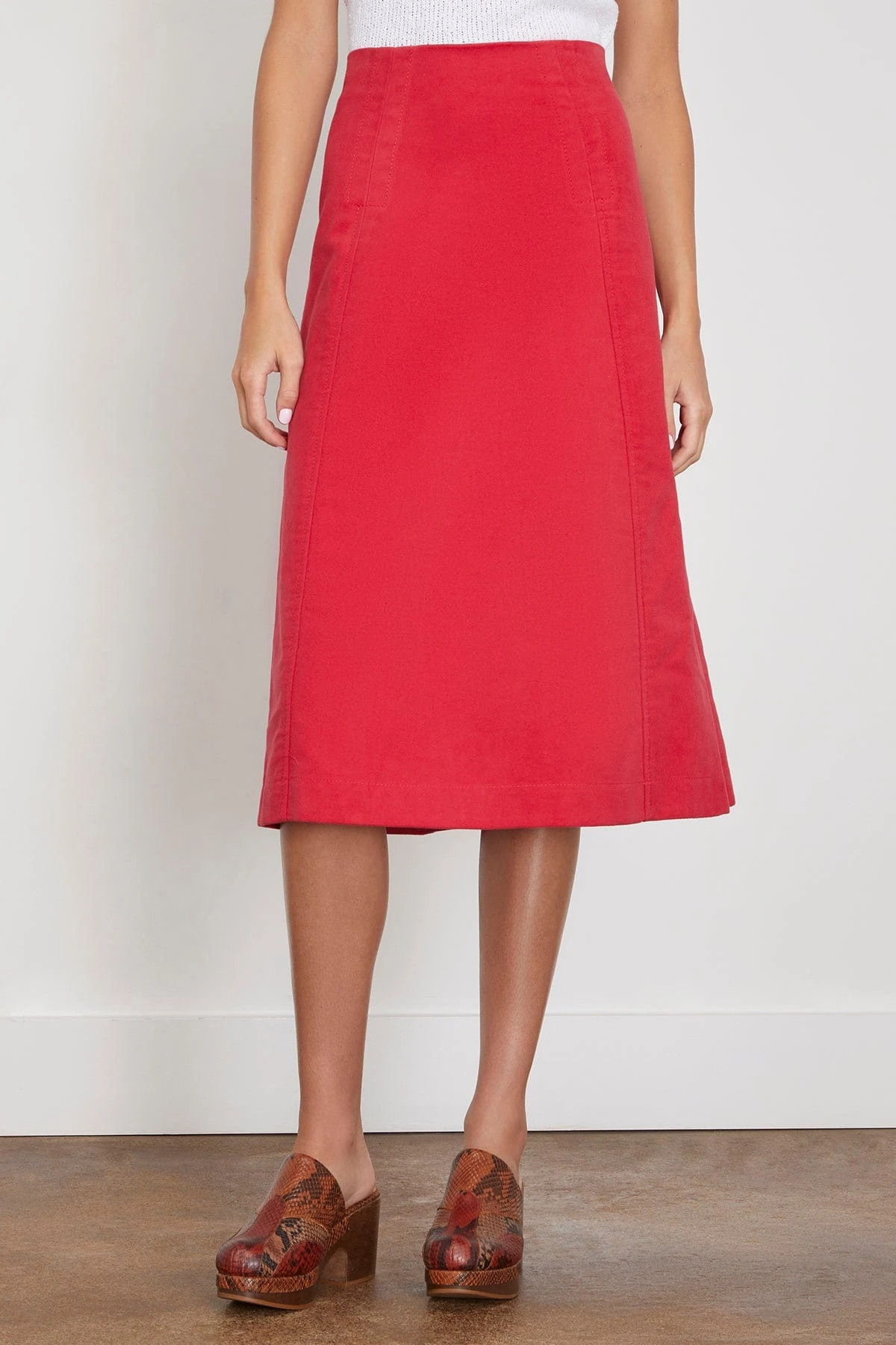 Allen Skirt In Fuchsia - Image 3