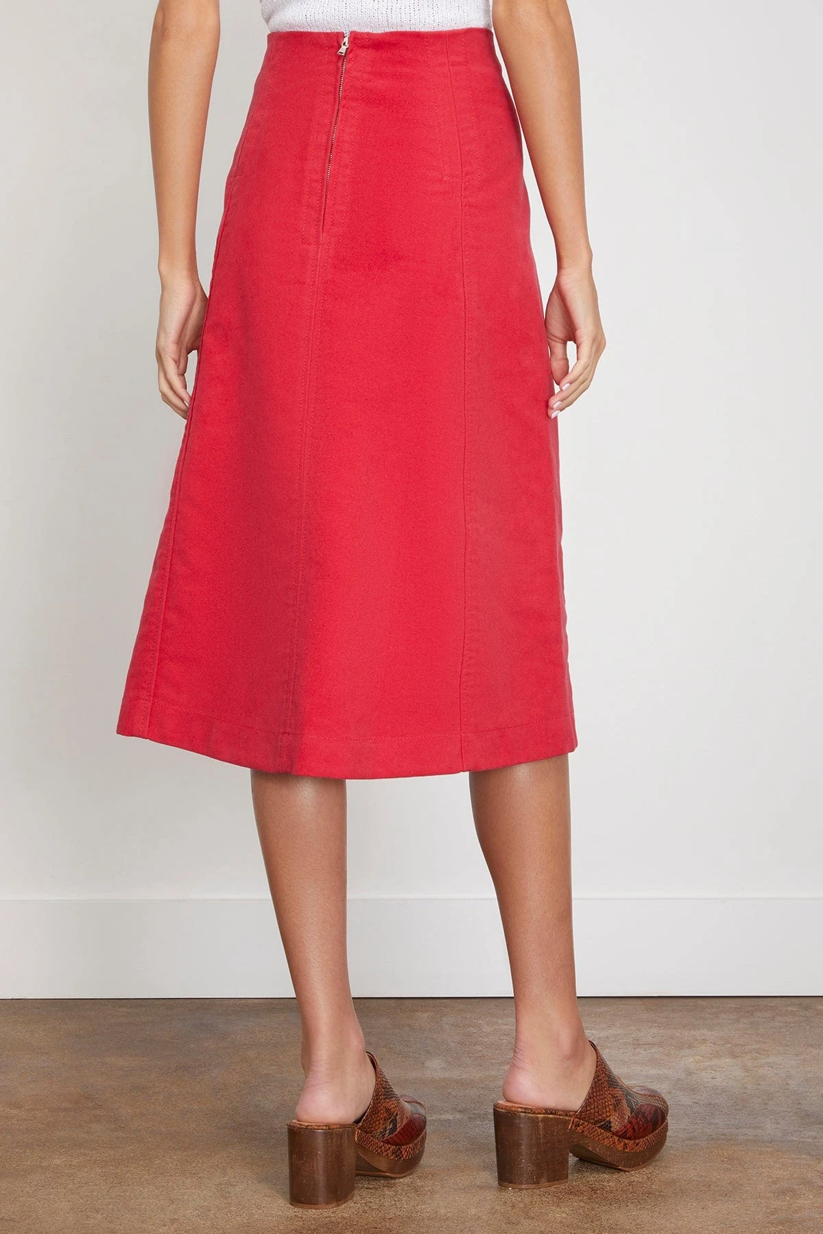 Allen Skirt In Fuchsia - Image 4