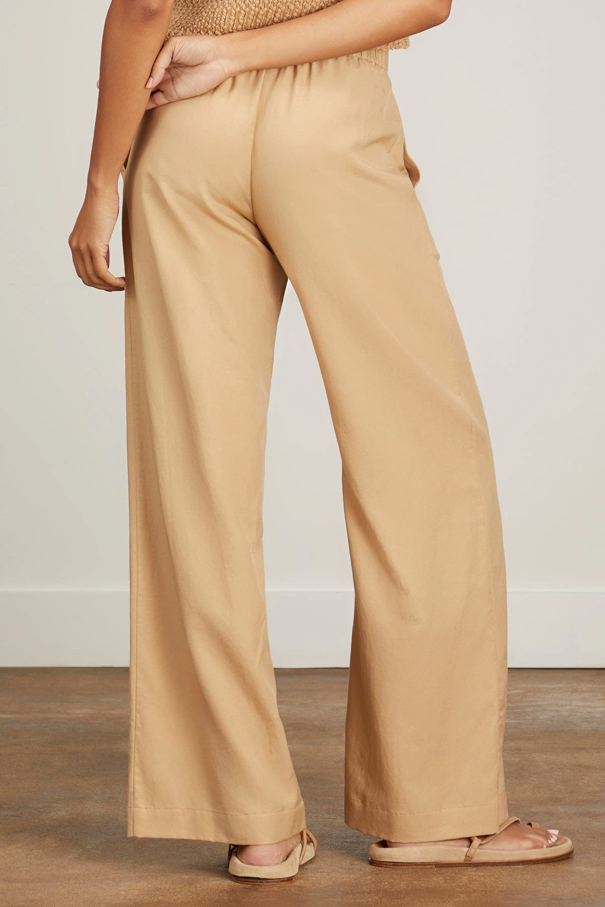 Roman Wide Leg Pant In Sandhill - Image 4