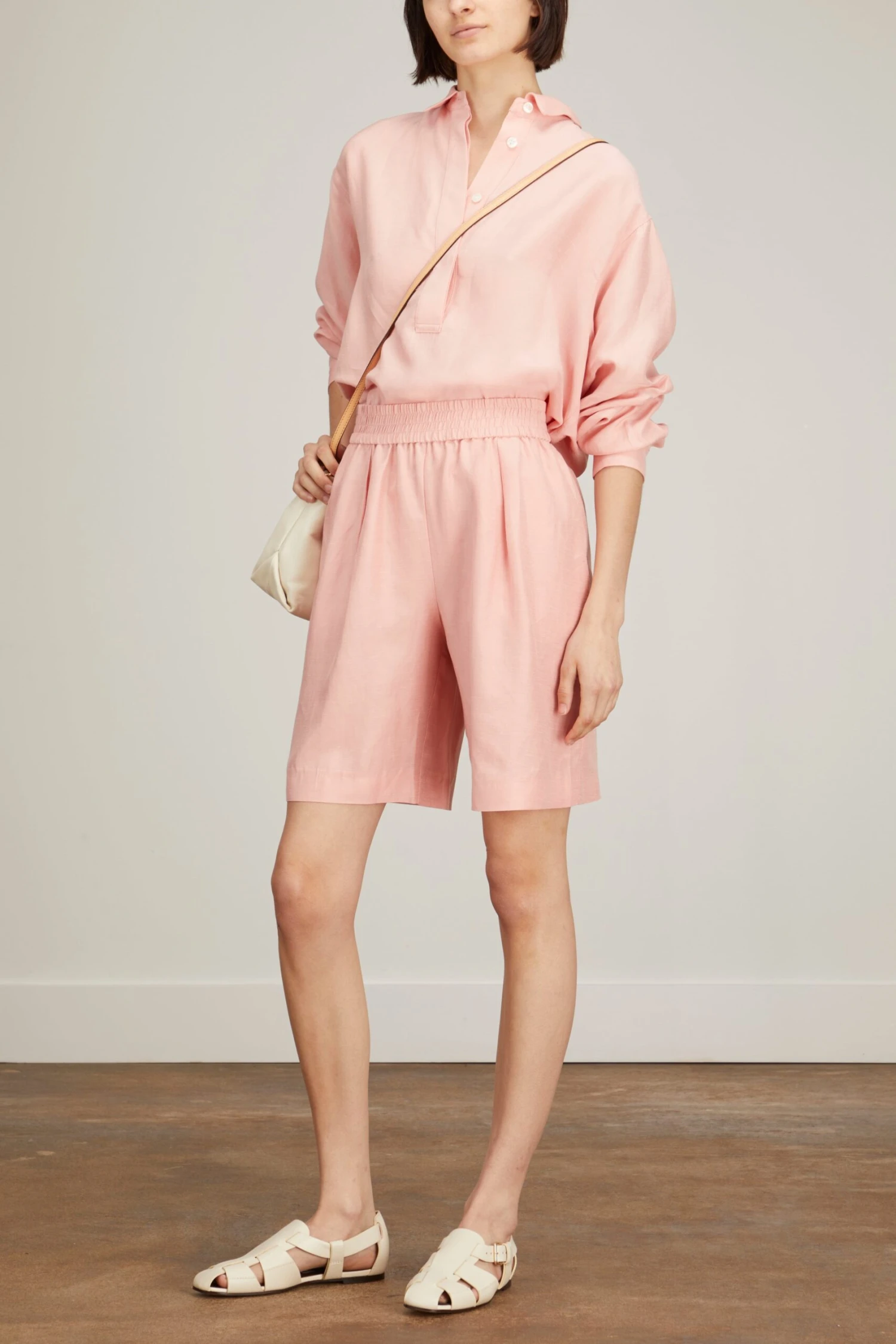 Samsoe Samsoe Julia Short In Coral Cloud - Image 2