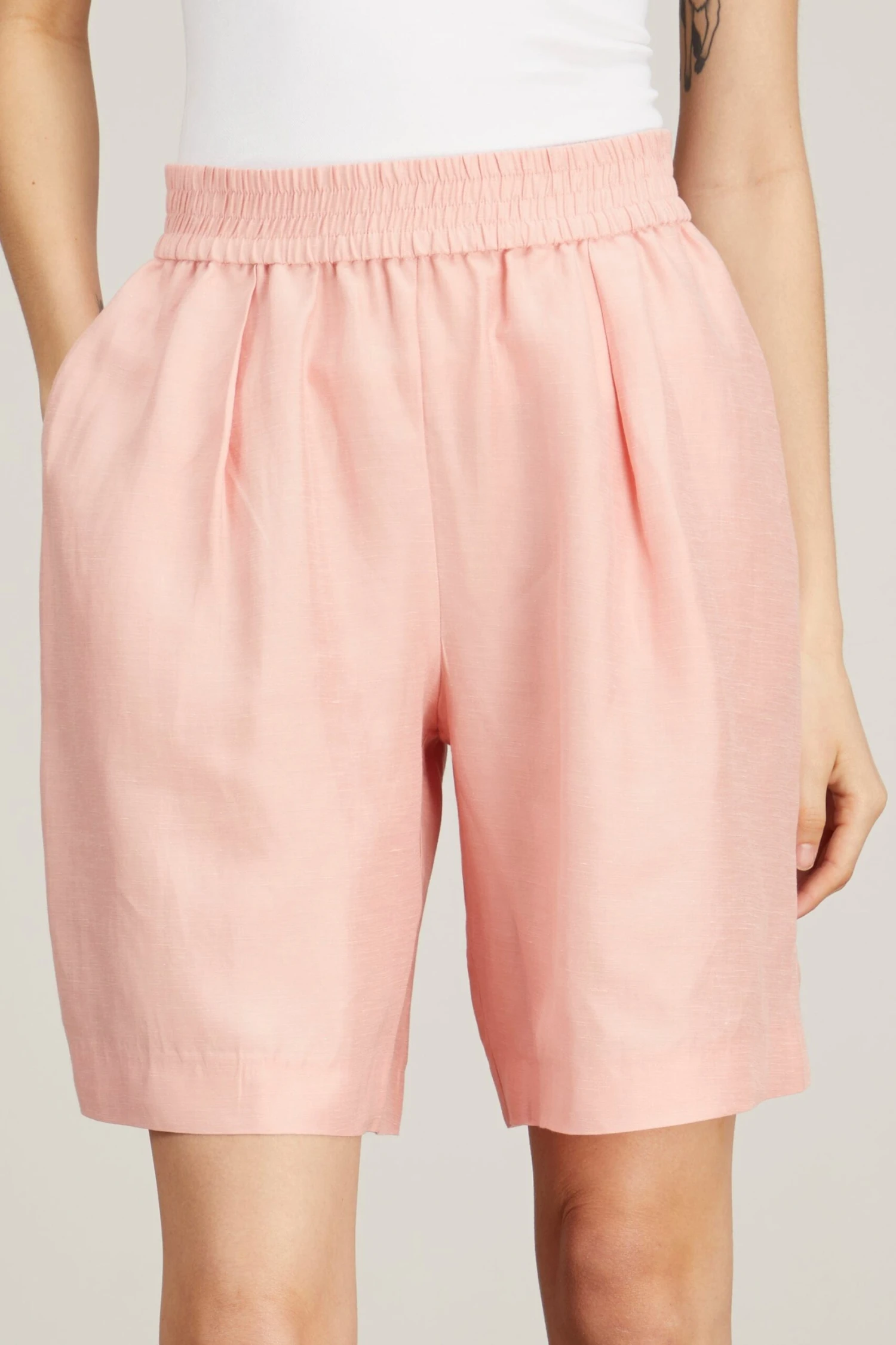 Samsoe Samsoe Julia Short In Coral Cloud - Image 3