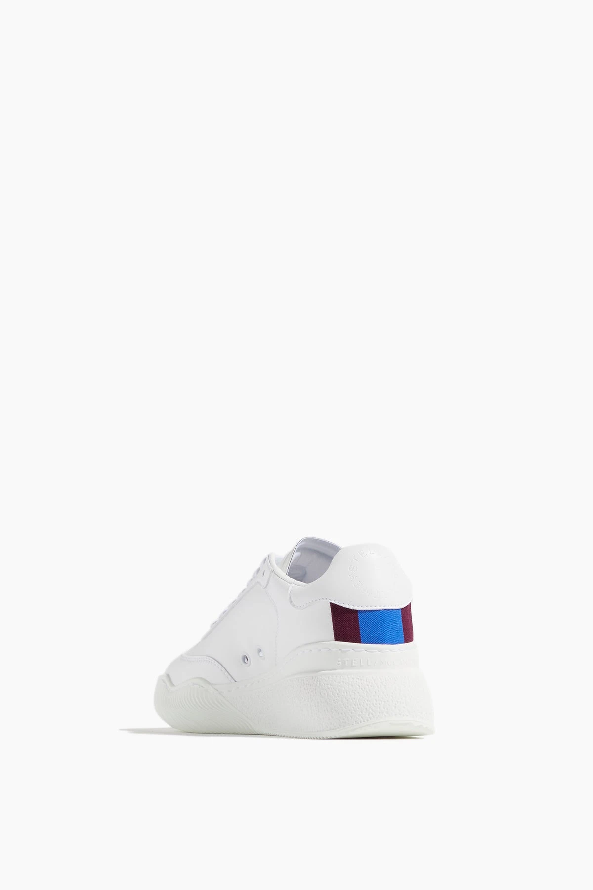 STELLA MCCARTNEY Loop Shiny Alter Nappa Sneaker In Ecru - Image 3