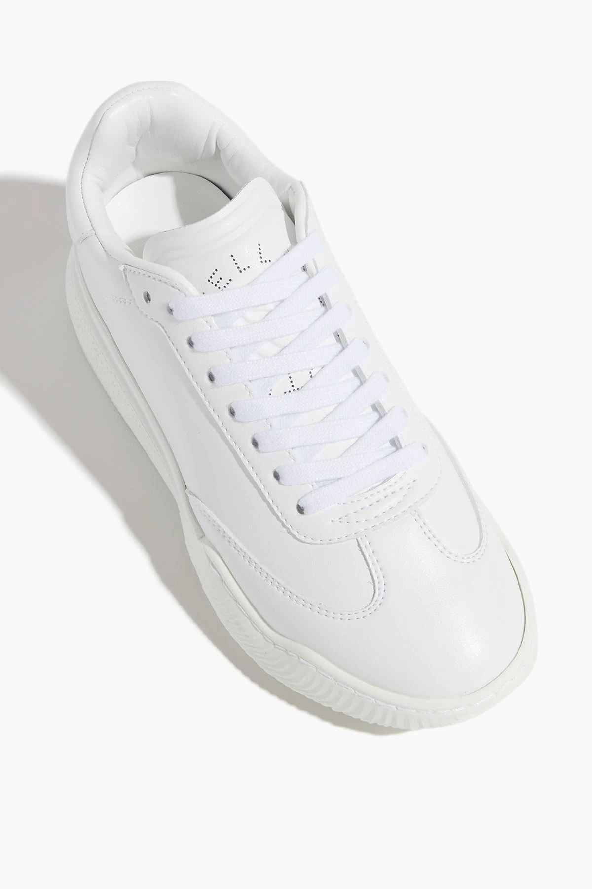 STELLA MCCARTNEY Loop Shiny Alter Nappa Sneaker In Ecru - Image 4