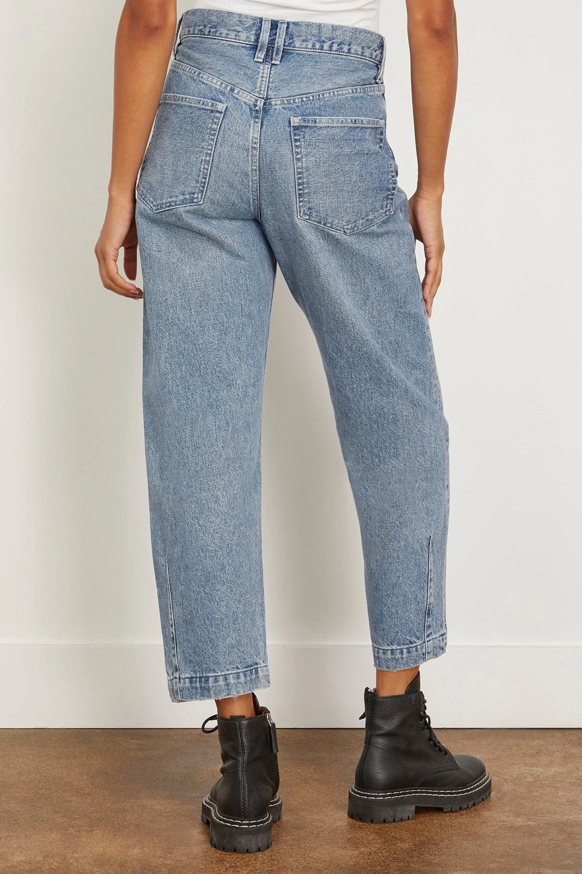 Skate Jean Trouser In Mid Blue - Image 4