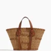 ULLA JOHNSON Seaview Day Basket In Natural