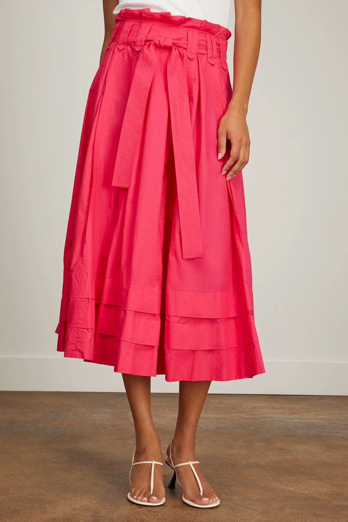 ULLA JOHNSON Dylan Skirt In Orchid - Image 3