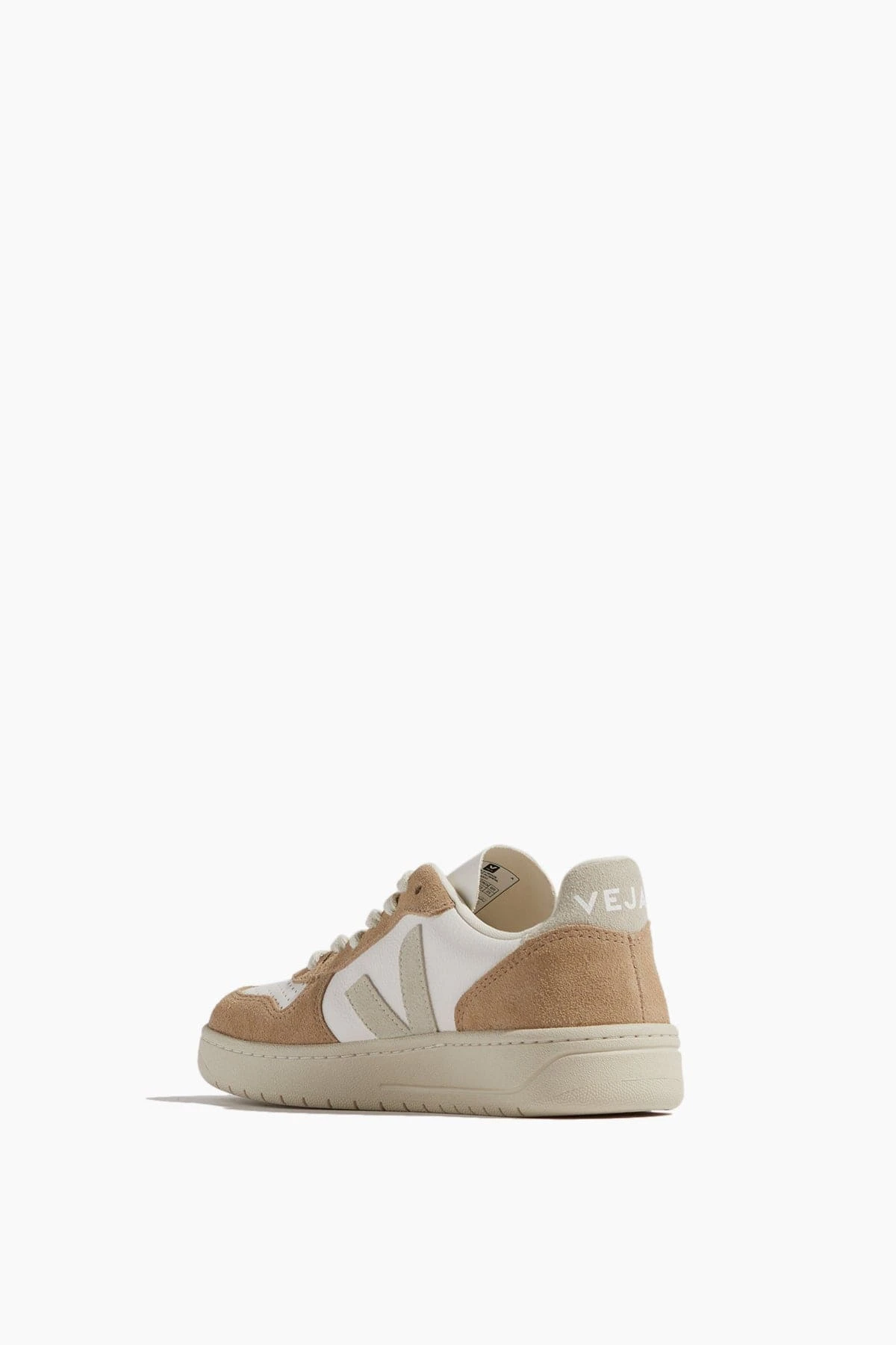 Veja V-10 Sneaker In Extra White/Natural/Sahara - Image 3