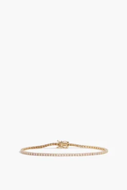 Diamond Tennis Bracelet In 14k Yellow Gold