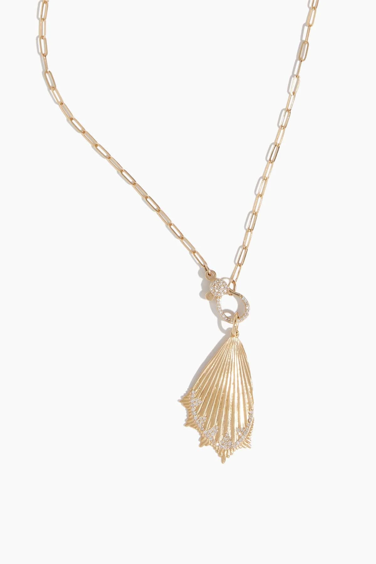 Wing Diamond Pendant In 14K Gold - Image 3