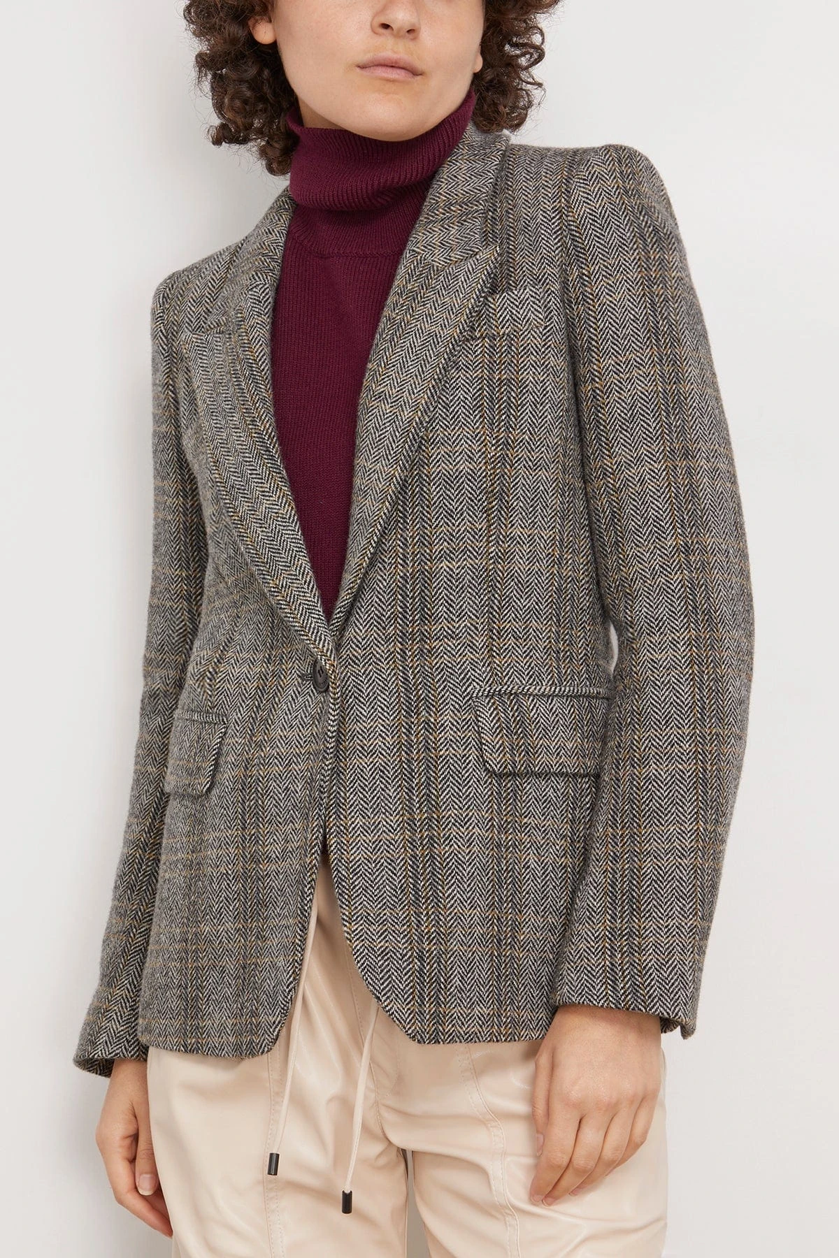 Kerstin Blazer In Beige - Image 3