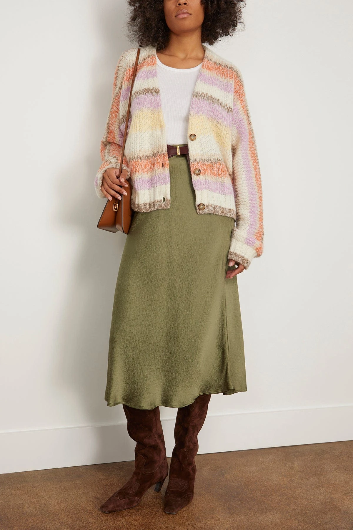 Audrina Skirt In Serpentine - Image 2