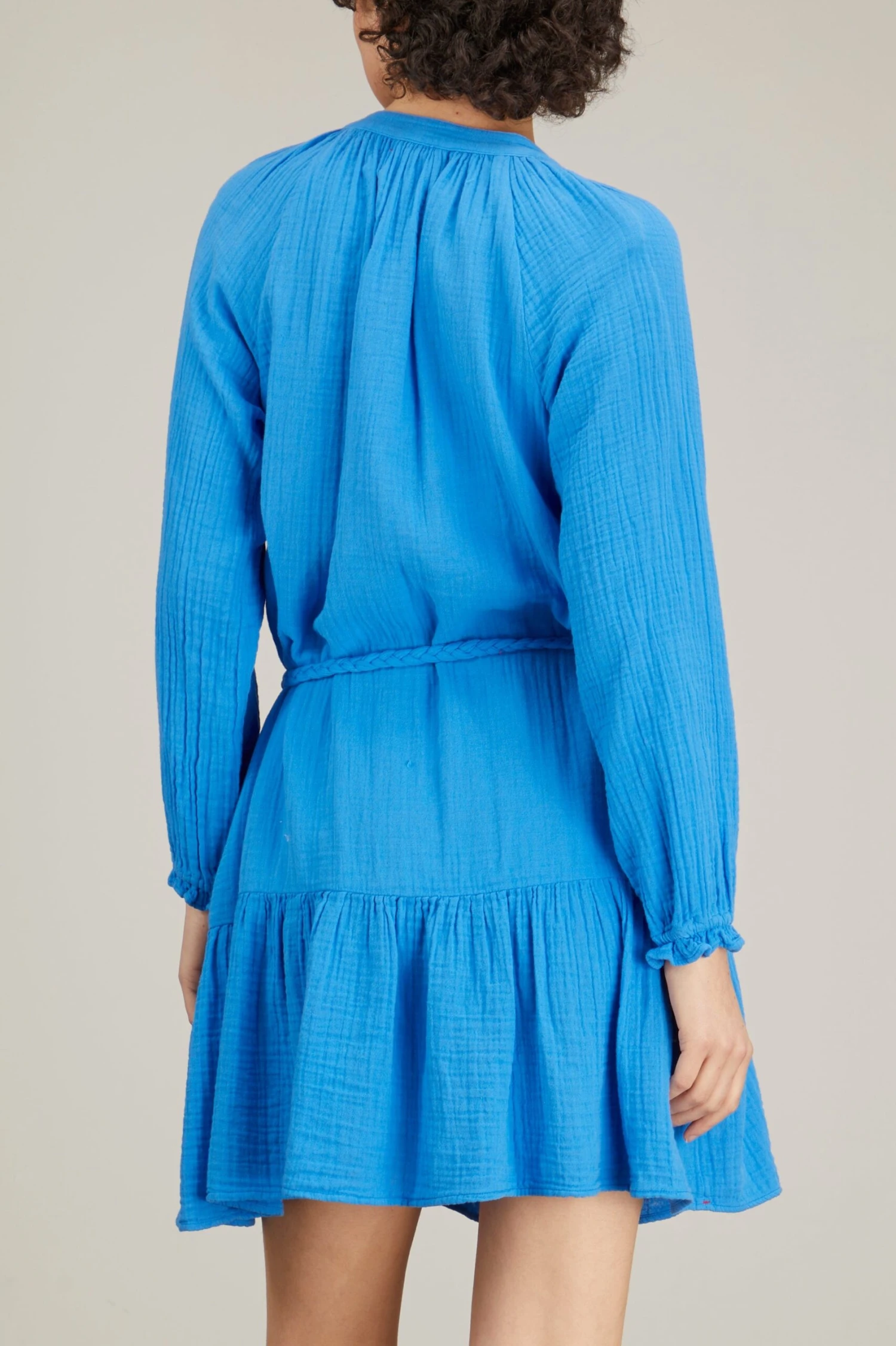 Rainey Dress In Cobalt - Image 4